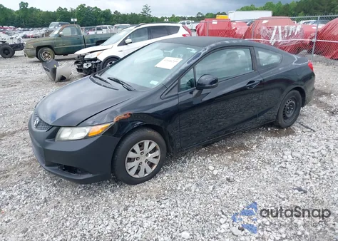 2012 Honda Civic Lx z USA, uszkodzony, nr VIN 2HGFG3B5XCH512866